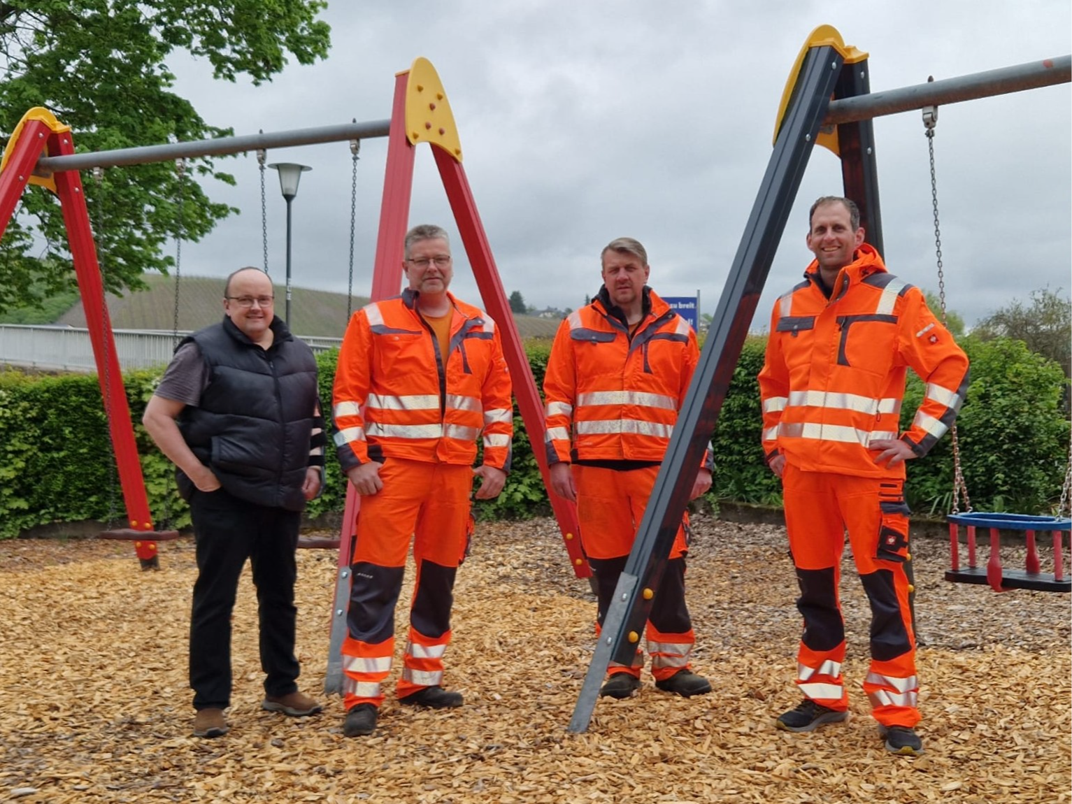Spielplatz in Kinheim mit Hilfe von Westenergie modernisiert